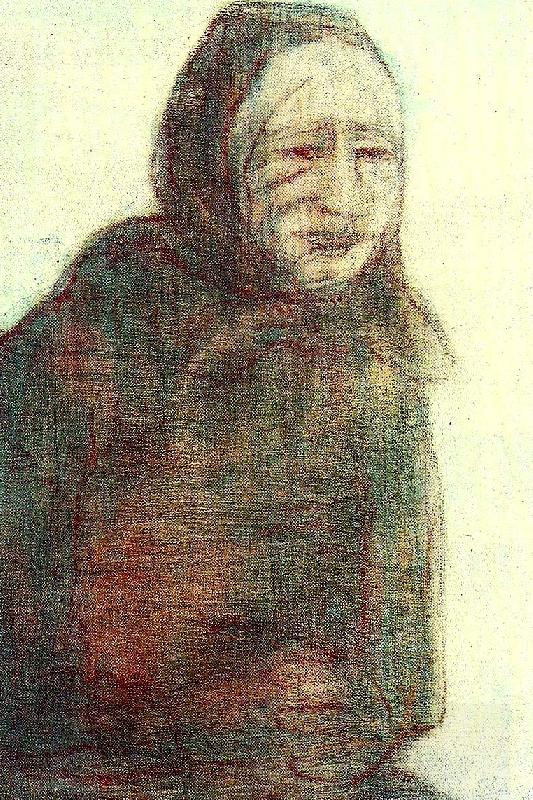 Christian Rohlfs konstnarens moder China oil painting art